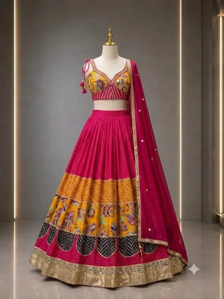Pink Chaniya Choli